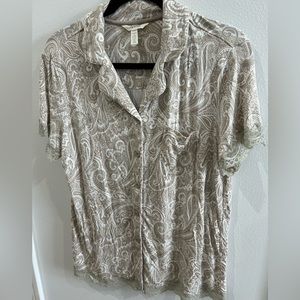 Soma Pajama Top Cool Nights